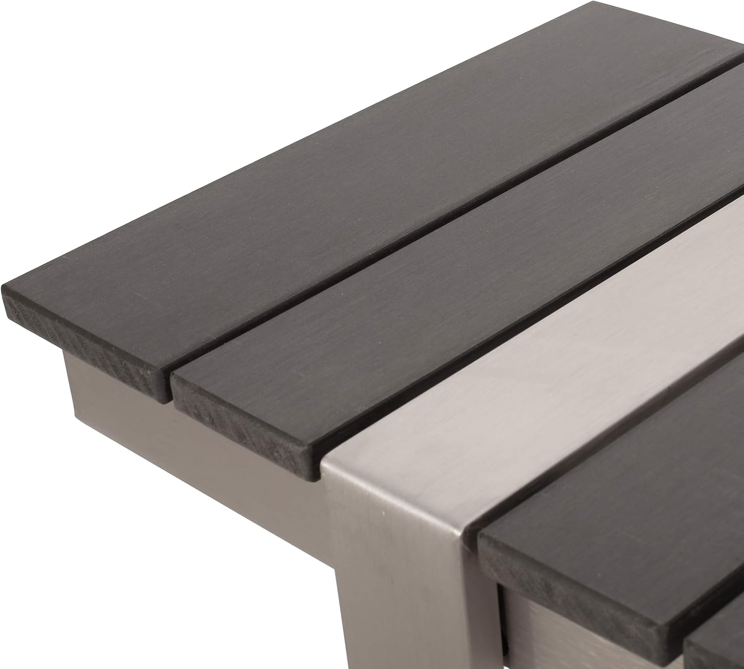 Christopher Knight Home 313718 Dining Bench, Silver + Gray: Garden & Outdoor