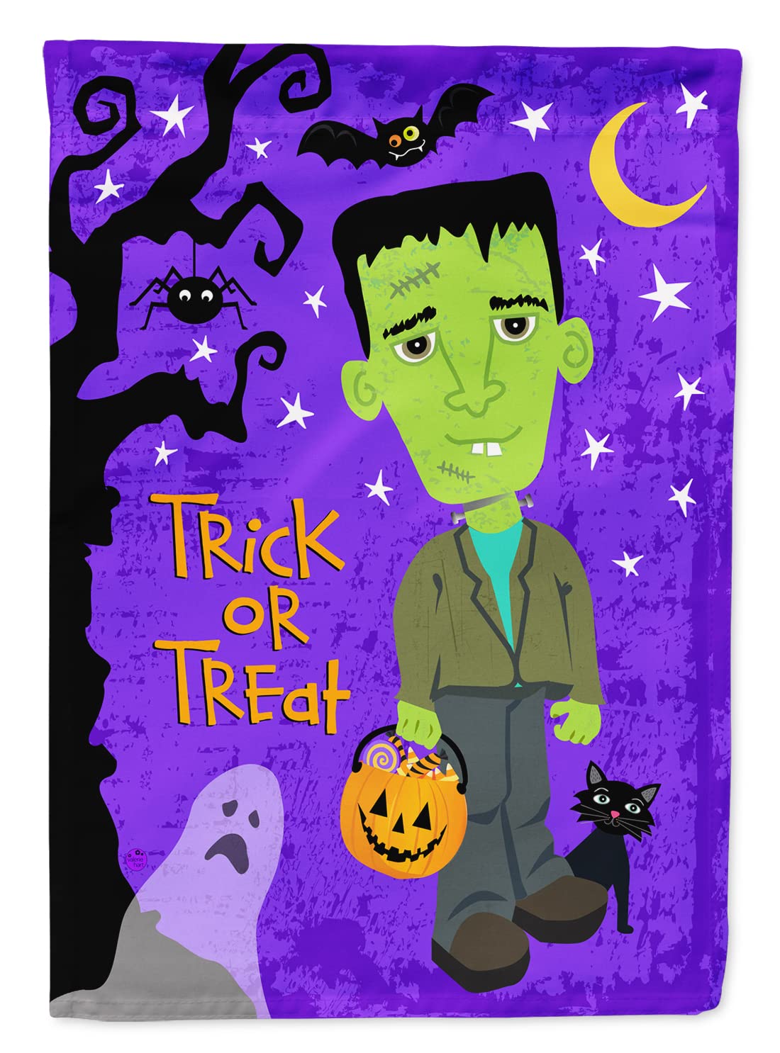 Drapeau Halloween Frankenstein pour décoration jardin et maison extérieure