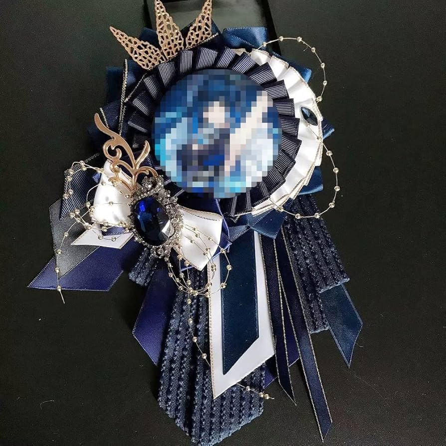 Amazon | 缶バッジ用ロゼット ブルー系 缶バッチロゼット 58mm/75mm