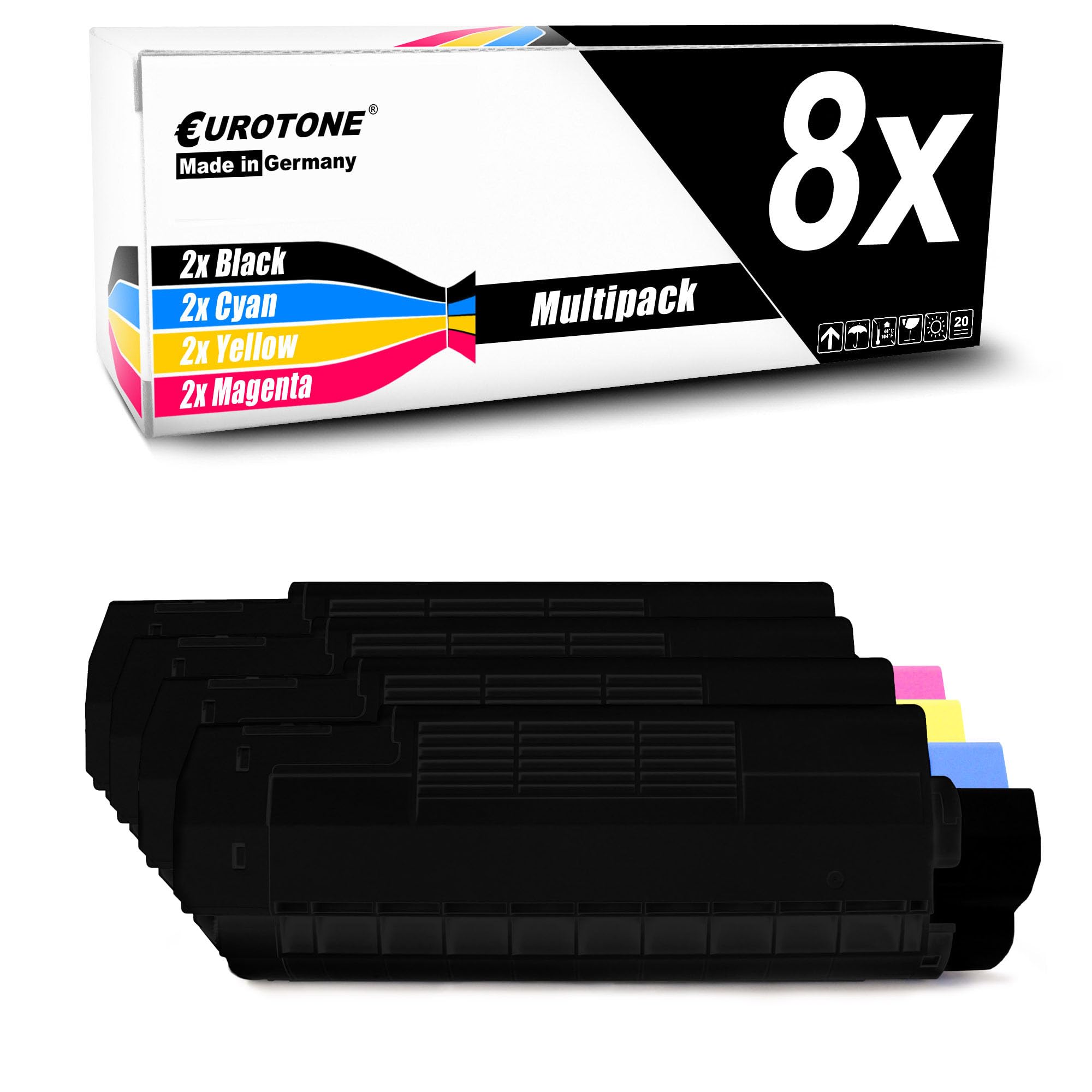 Toner Oki C5300 pour remplacer 42127405-08 sans perte de qualité - 8