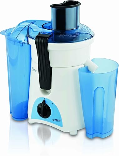 Oster FFSTJE3157B Extractor de jugo compacto de 400 vatios, 20 onzas