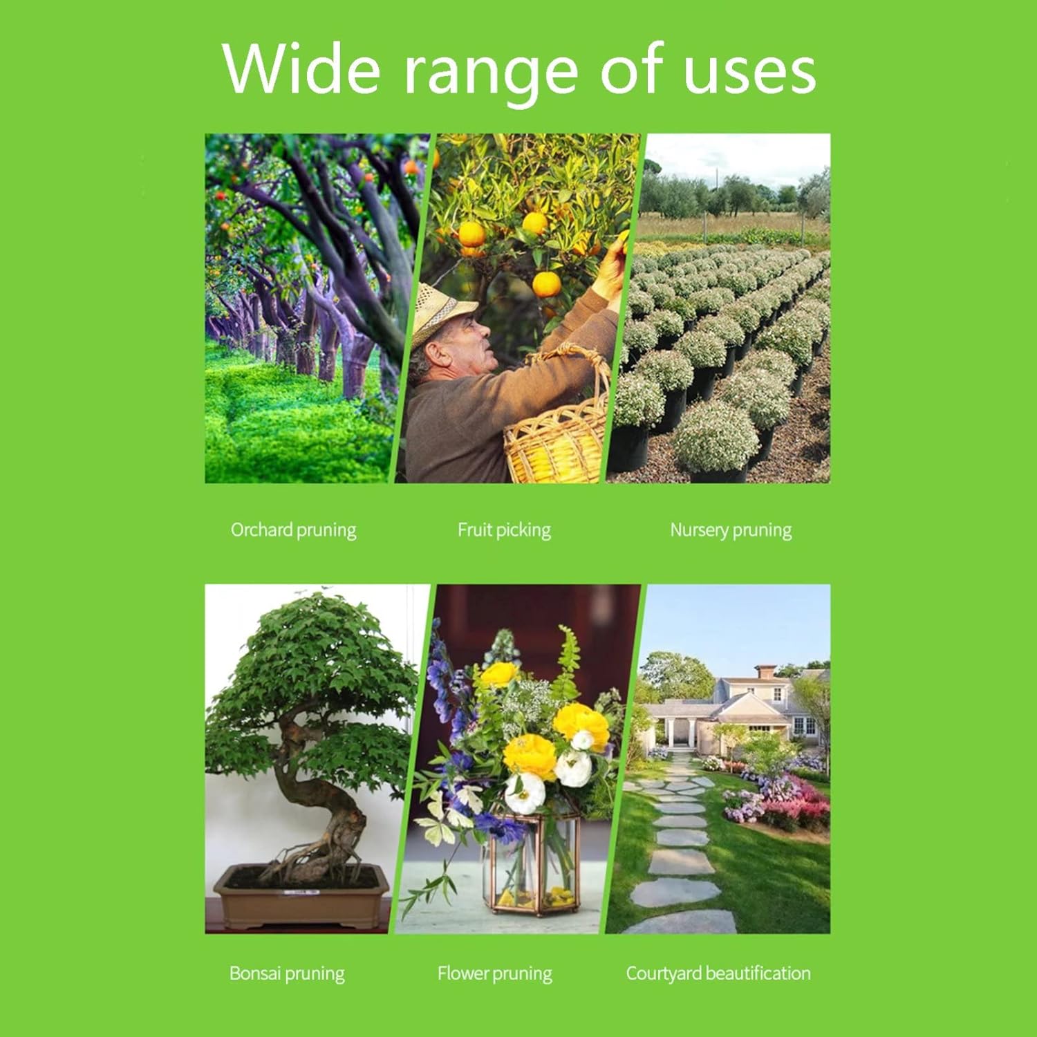 Electric Pruning Shears Tree Pruner, Garden Cordless Secateurs for Trim Tree Twigs, 2 Pcs 10000Mah Rechargeable Lithium Battery, 25Mm Max Cutting Diameter