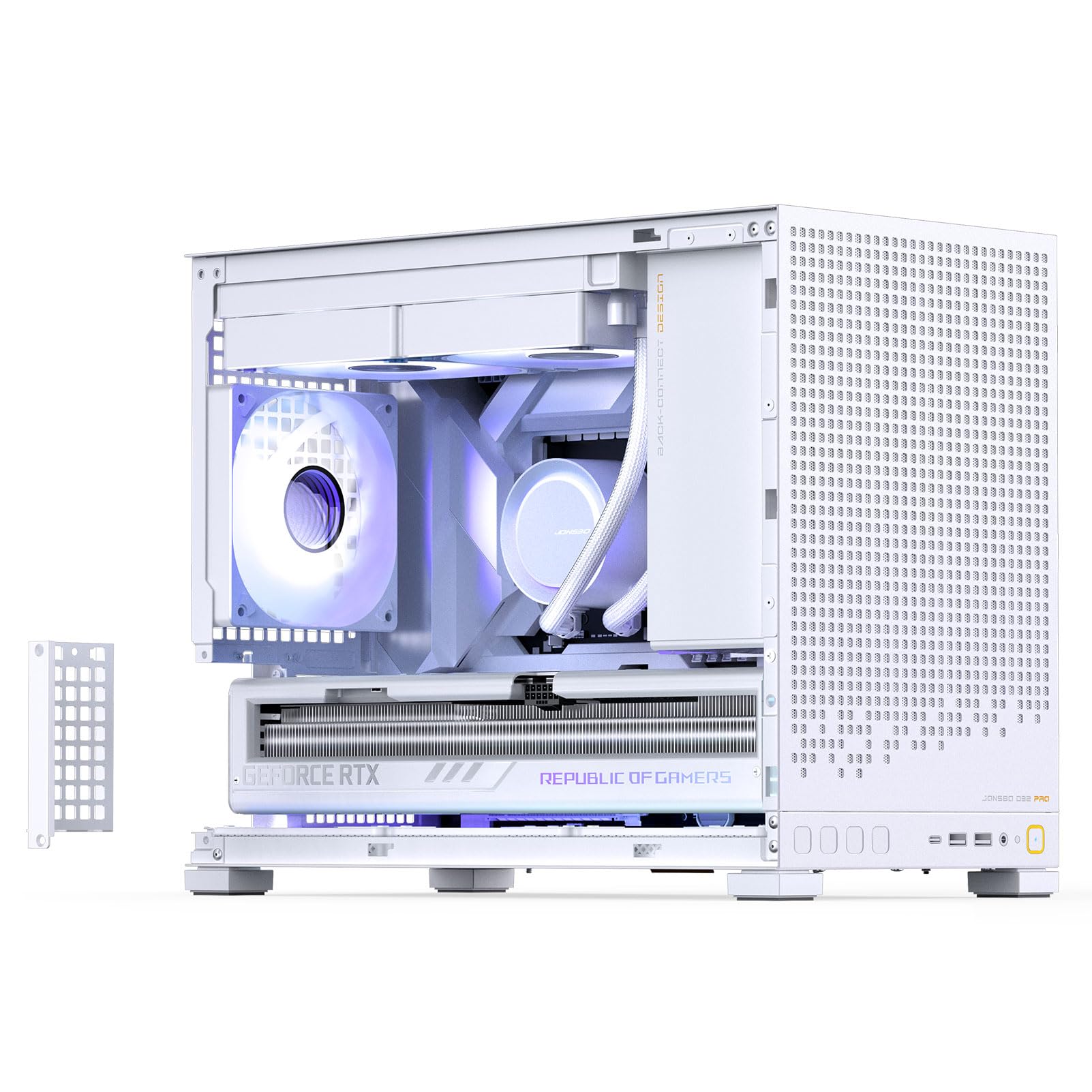 JONSBO D32 M-ATXケース (D32 PRO-ホワイト) Amazon.com: JONSBO D32 PRO White Micro-ATX PC Case,High