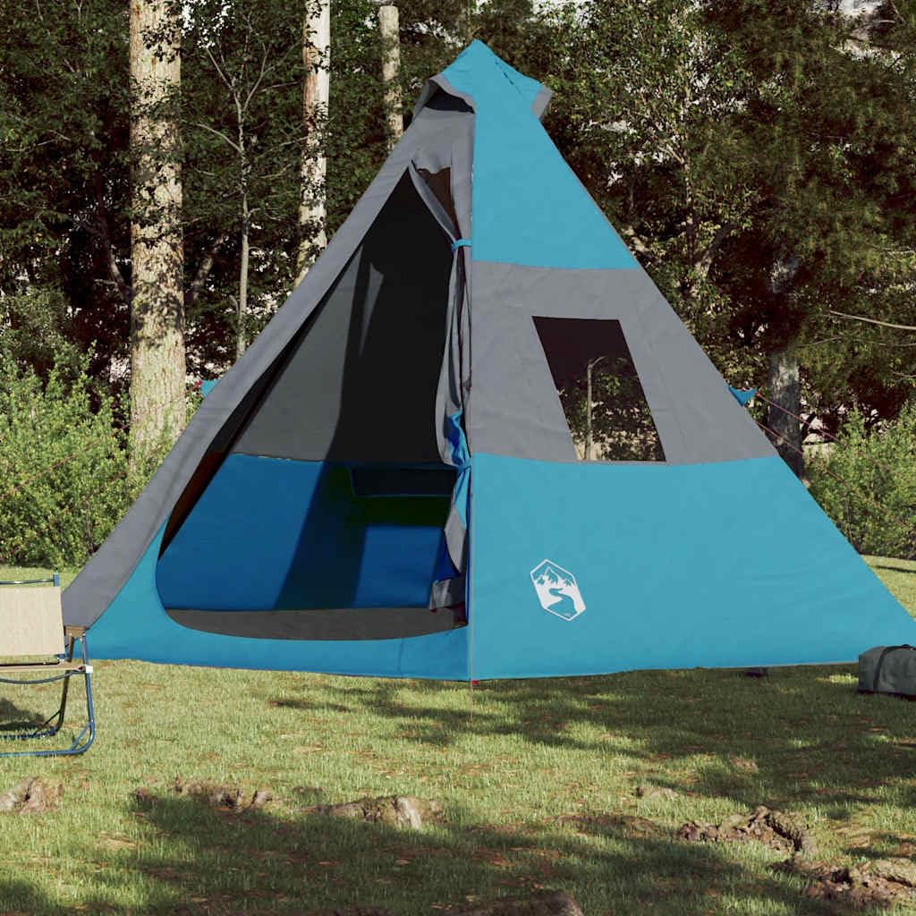 Tipi Campingzelt für Personen grün wasserdicht, 185T Polyester mit PU Beschichtung, x x, leicht, mit Moskitonetz, E Anschluss, für Familie Camping Outdoor Reise