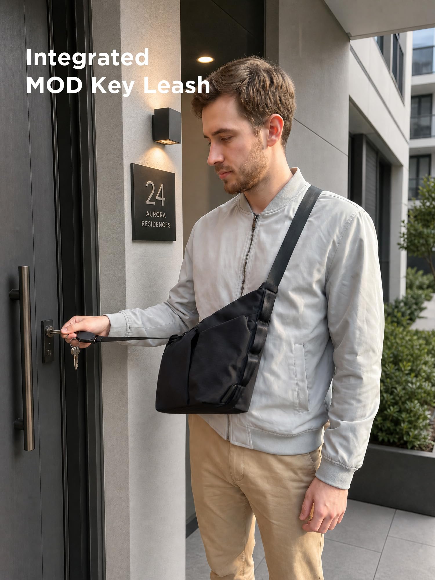 ALPAKA Flow Satchel 4L – EDC Umhängetasche | Verstellbarer Schultergurt, wasserabweisend, für Arbeit & Alltag, Unisex
