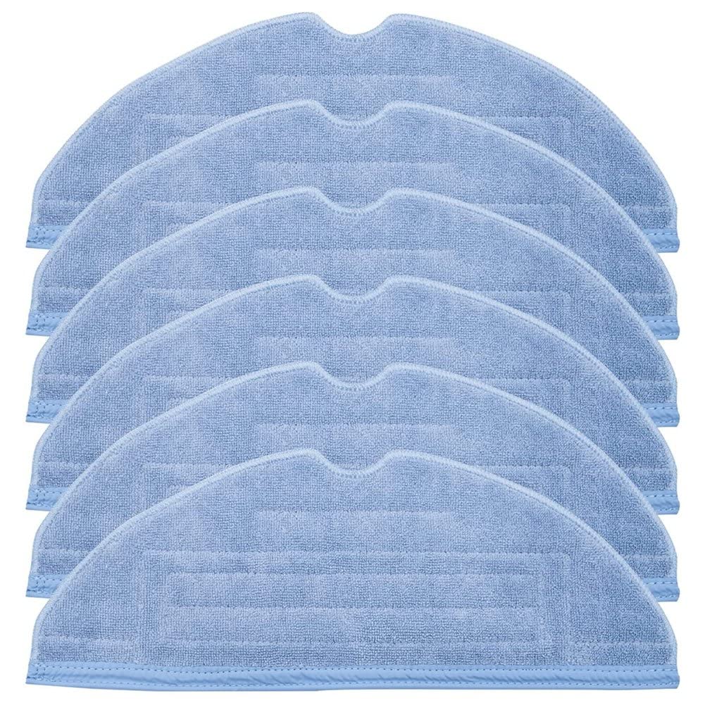 CTRLZS Replacement Microfiber Mop Clothes Cleaning Pads for T7S T7S Plus S7 Vacuum Cleaner Accessories 6 Pcs