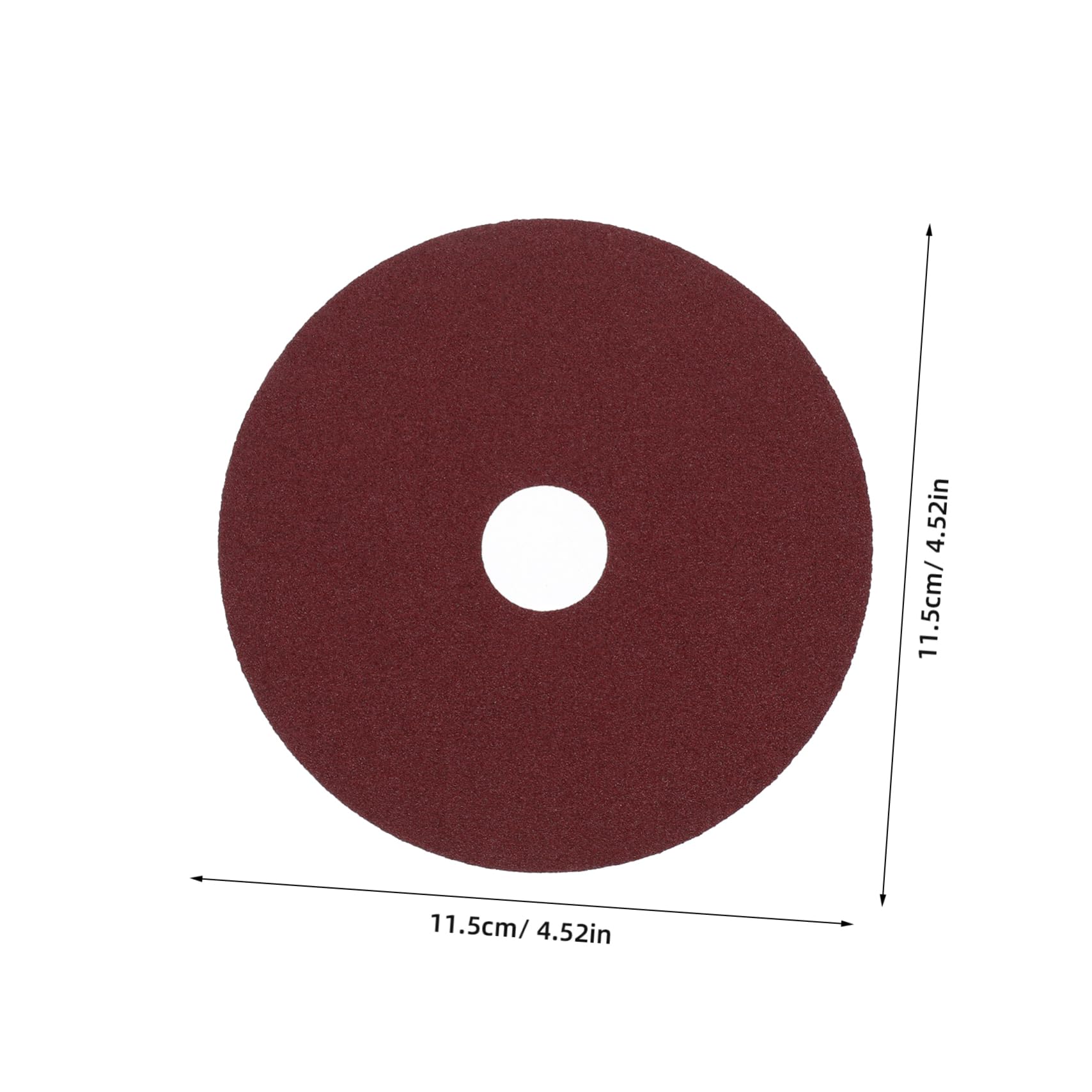 KALLORY 25pcs Sanding Pads for Angle Grinder 4.5 Inch Sandpaper Polishing Discs 120 Grit for Wood Metal Furniture