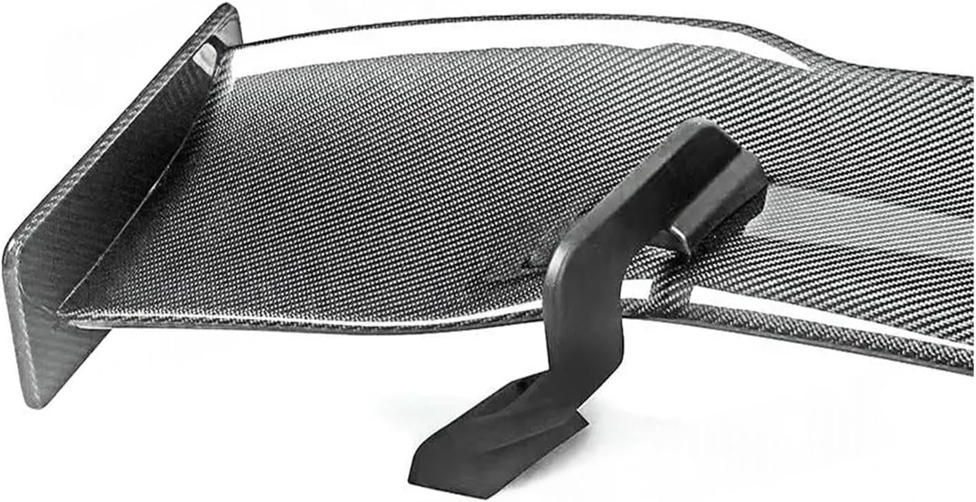 Carbon Fiber Rear Trunk Boot Spoiler Lip Wings Car Accessories Compatible with Audi TT RS R8 A3 A4 A5 A6 A7 FRP Rear Spoiler Body Kits