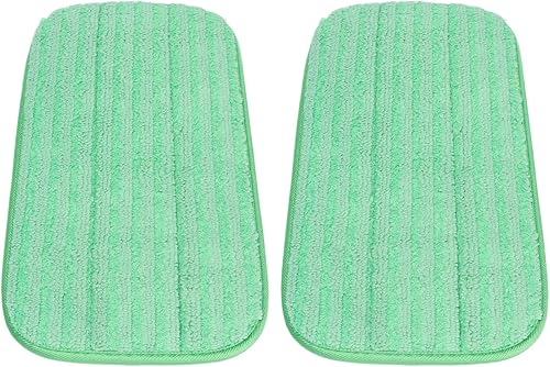 Miniatura 9 de Juego de 2 almohadillas de microfibra para mopa en seco y húmedo, accesorios reutilizables para trapeadores Swiffer WetJet o almohadillas de