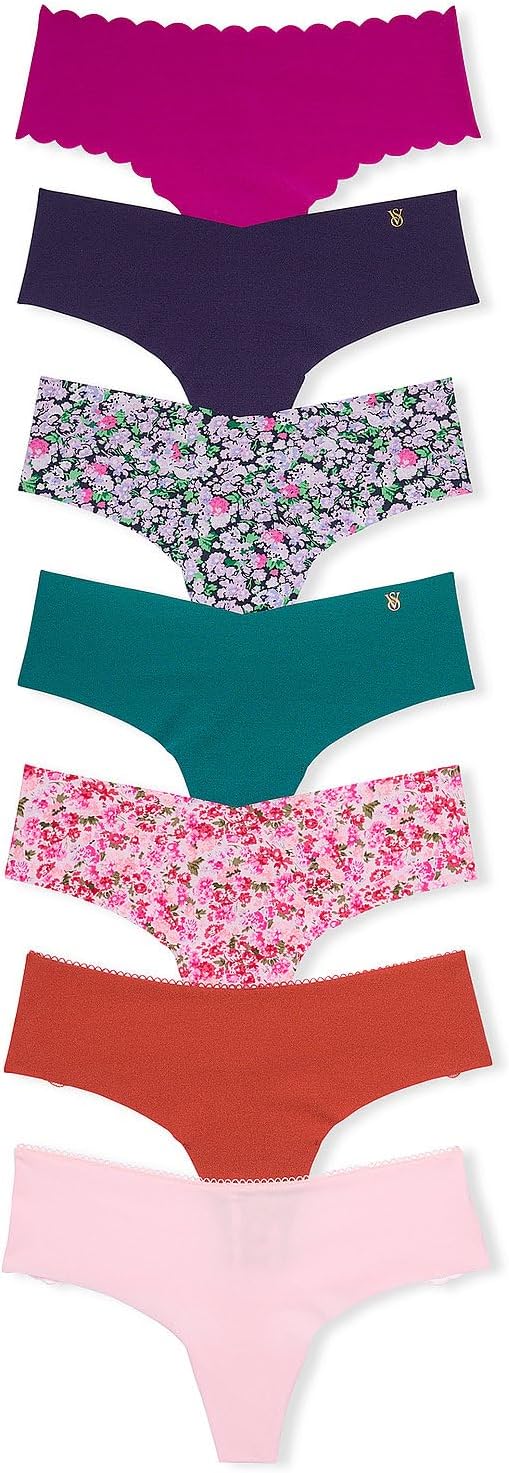 Victoria's SecretWomen's No Show Thong Underwear, Panties for Women, Multi Pack (XS-XXL)