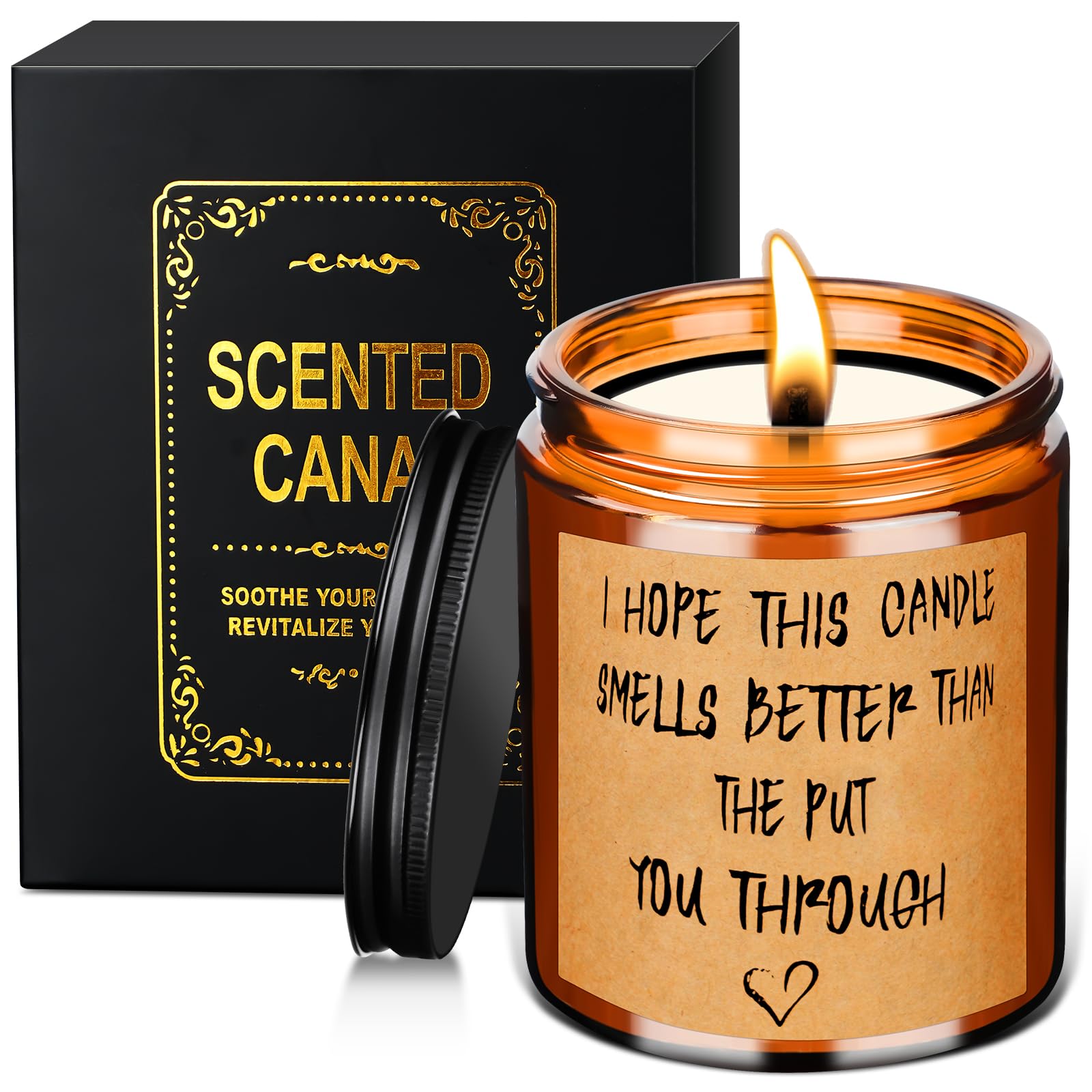 Aomig Velas Perfumadas, Cera de Soja Natural Velas Navidad, Velas Decorativas Regalos Originales para Mujer para Regalo de Mujer para Aniversario día de la Madre Cumpleaños Navidad Bodas, 200g