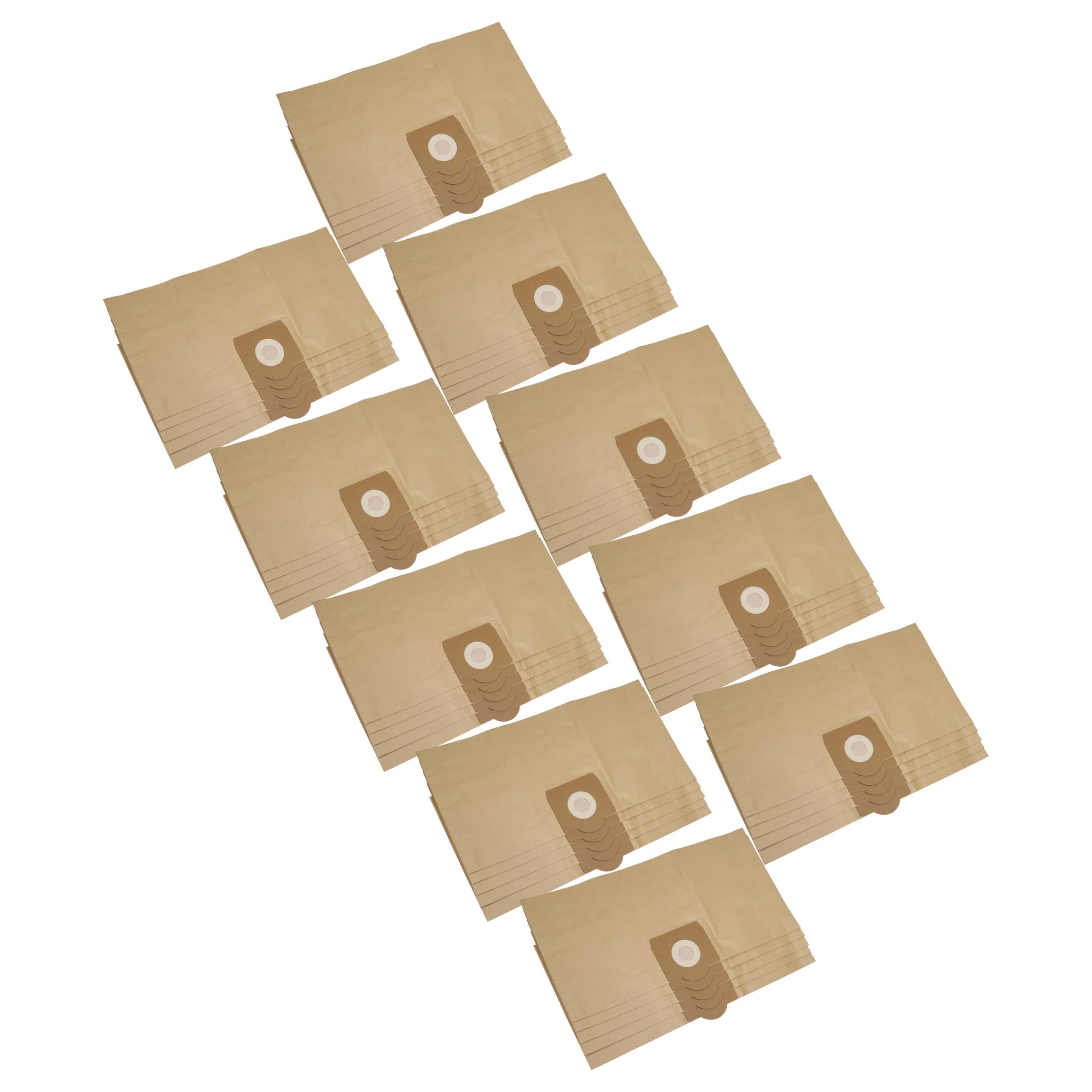 vhbw 50 x worek do odkurzacza Kärcher 69040510, 6.904-051.0, 6.904051.0, 6904-0510 do odkurzacza - 36,5 cm x 29,8 cm brązowy