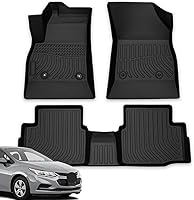 Vista 13 de Alfombrillas para todas las estaciones para Chevrolet Equinox 2018-2023 y GMC Terrain/Terrain Denali, alfombrillas para Chevrolet Equinox, juego