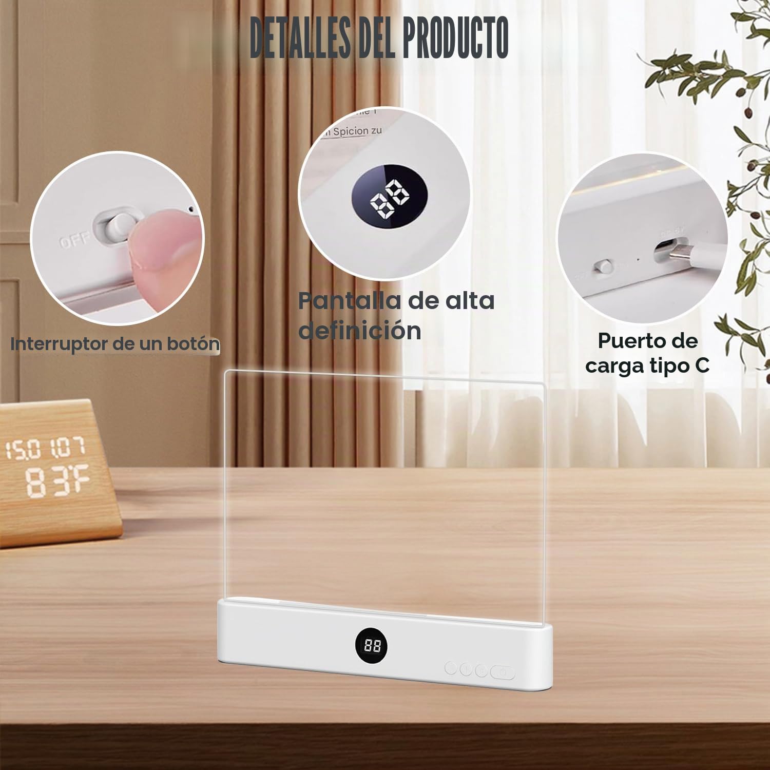 Luz Plana para Libros, Luz Para Libros De Página, Luz LED para Libros, Lámpara LED Para Página de Libro, Luz de Pantalla Plana para Leer en la Cama, Luz de lectura, para lectores, hogar, oficina (M1)