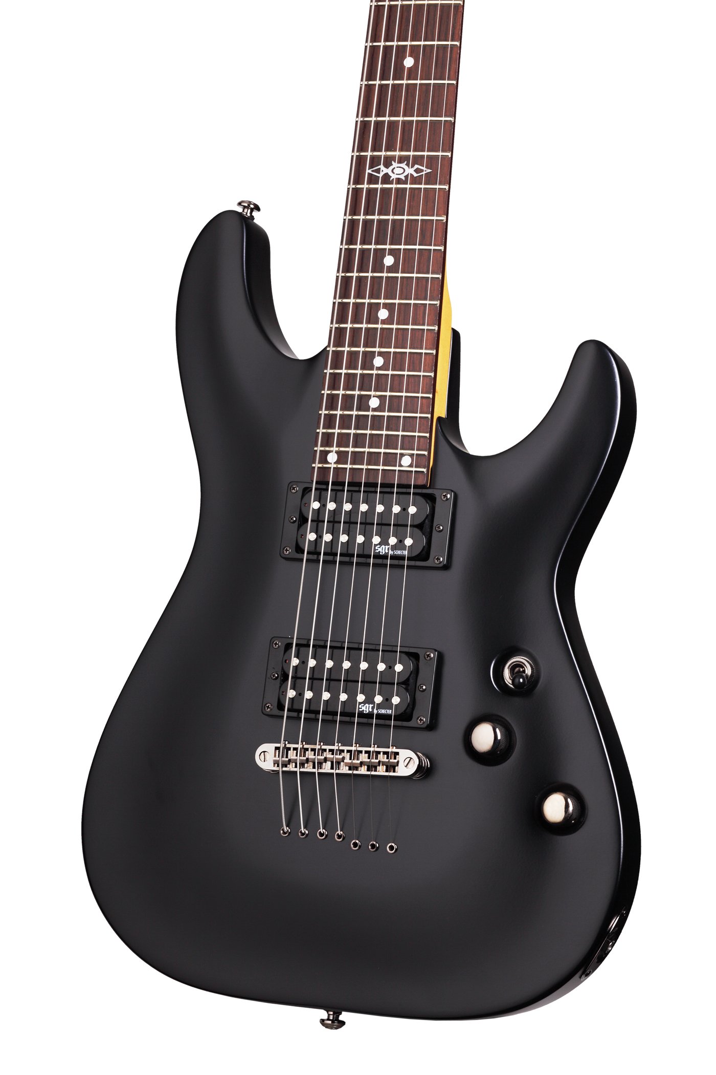 Schecter C 7 Satin Black e della chitarra 7 Corde