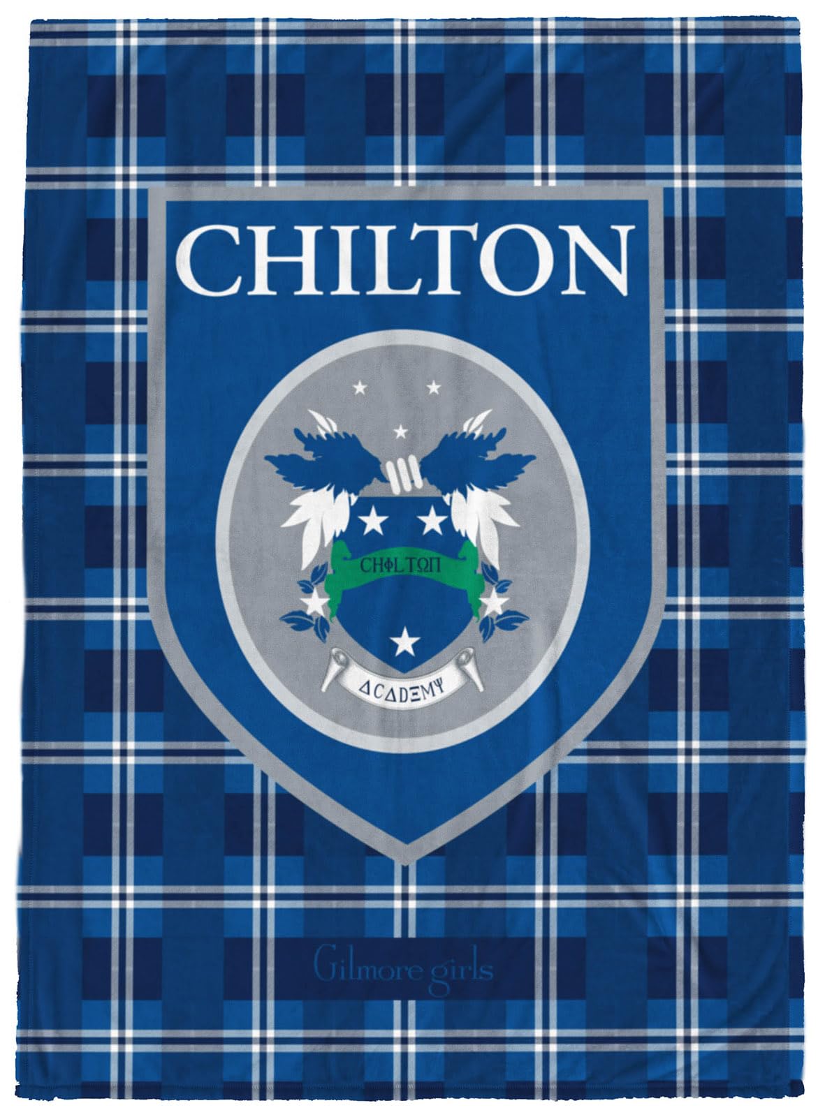Gilmore Girls Chilton Crest Plush Throw Blanket - Measures 50 x 60 Inches, Super Soft Lightweight Fleece Bedding