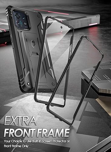 Miniatura 4 de Poetic Revolution - Funda para Moto Edge Plus 5G (2023), probada contra caídas de grado militar de 20 pies, funda protectora resistente de doble