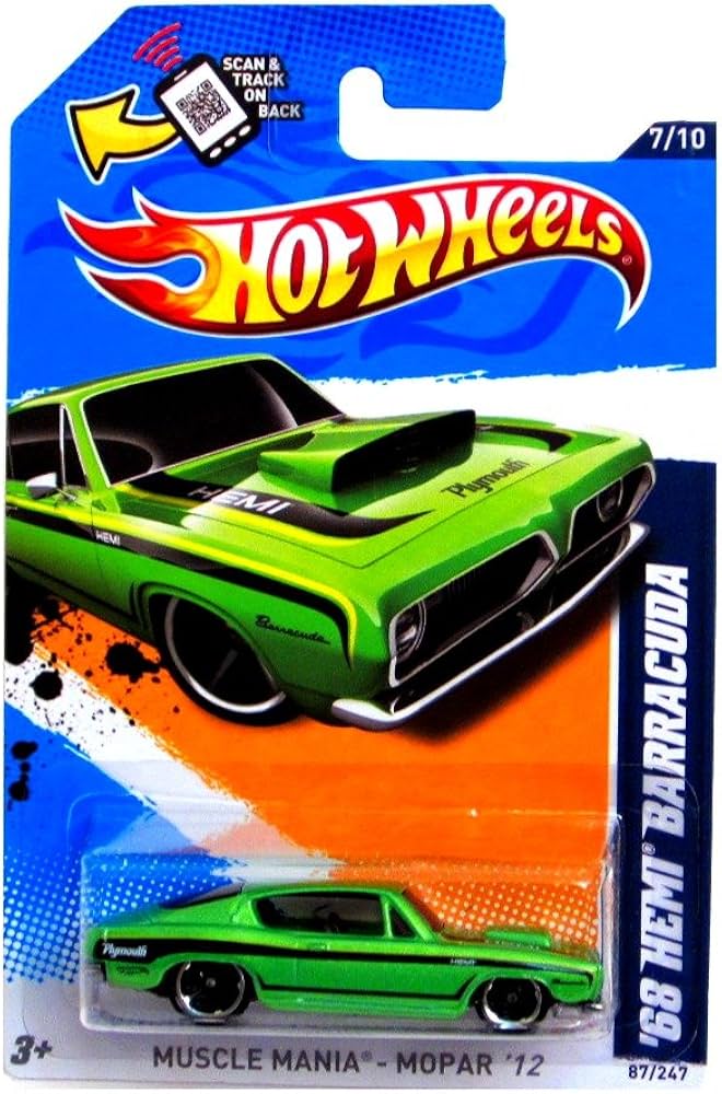 Amazon.com: 2012 Hot Wheels Muscle Mania - Mopar '68 Hemi