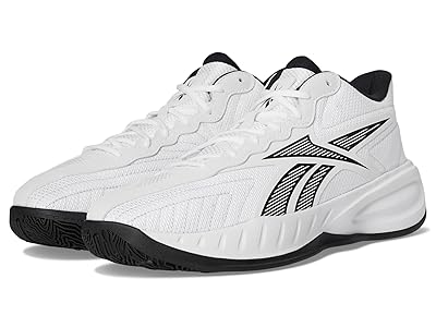 Reebok Press Basketball Shoes White/Core Black/Barely Grey : Men