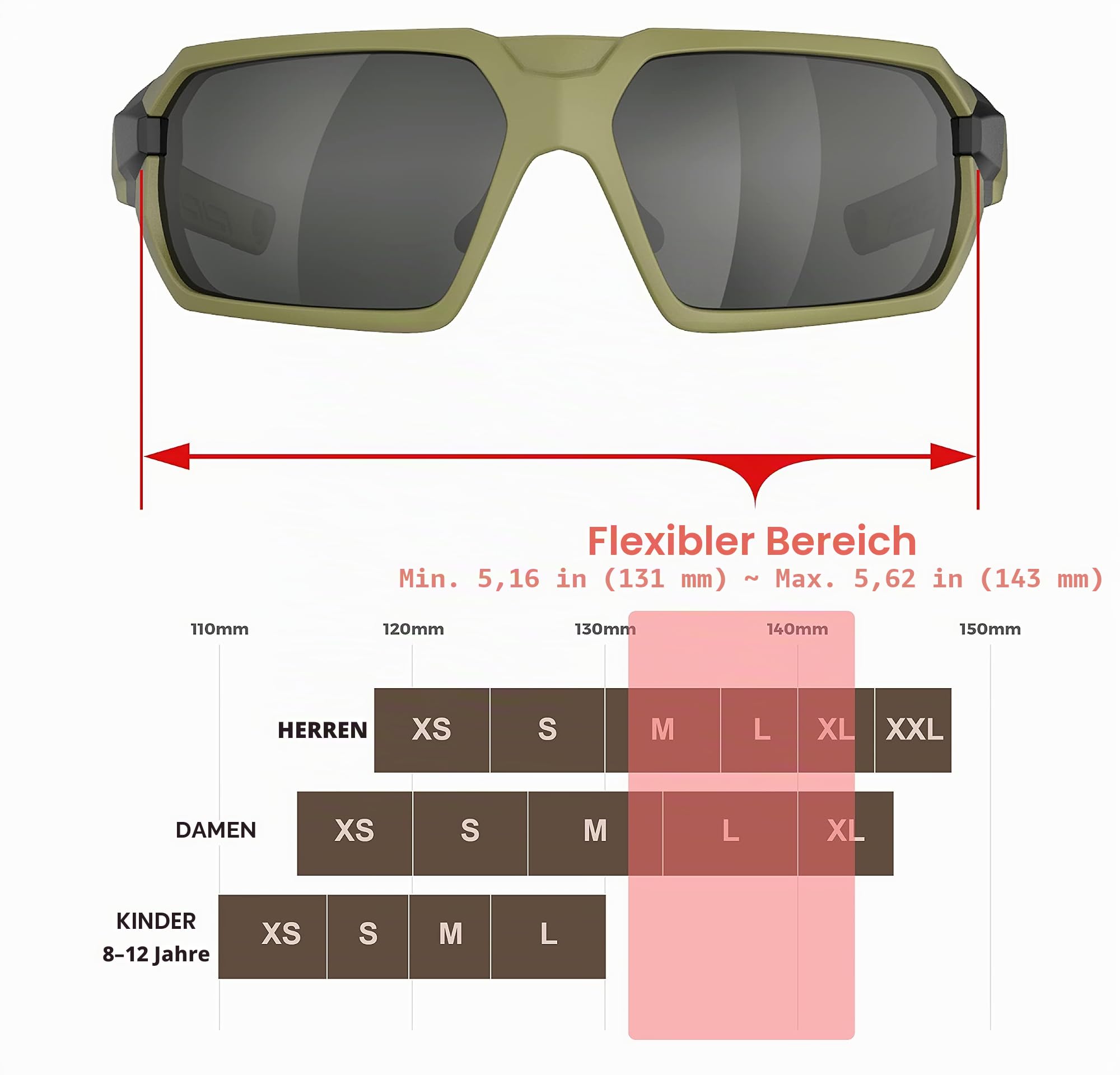 HTS HUNTERSKY Ballistische Taktische Schutzbrille mit Aufprallschutz Antibeschlag Militärqualität geeignet für Schießsport Airsoft.