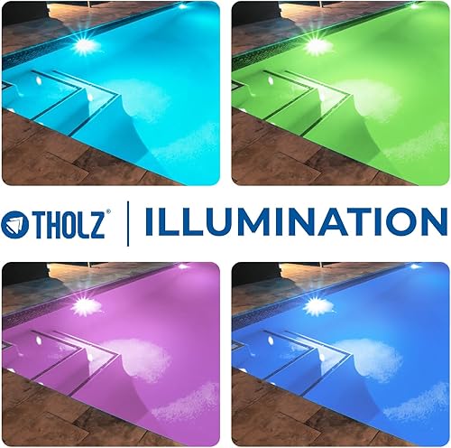 Miniatura 6 de Luz de piscina RGBW de 10 W - Cable de 50 pies - LED ultra brillante - Fácil instalación - Luz de piscina enterrada