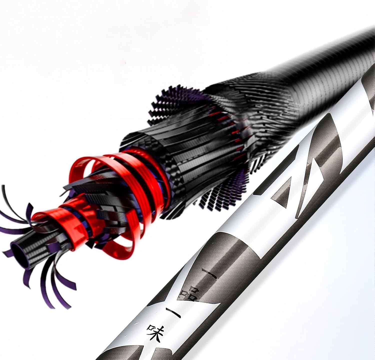 Canna da Pesca telescopica in Fibra di Carbonio da 3,6 m a 10 m | Canna da pesca manuale per fiumi, laghi e bacini artificiali(5.4m)