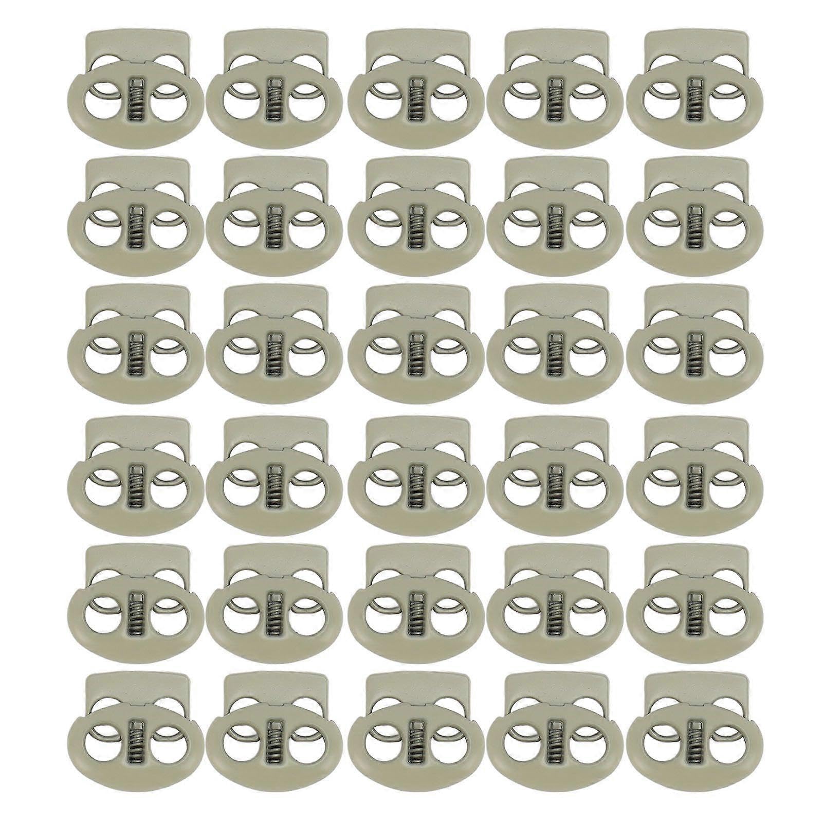 2025 Latest Model 30PCS Metal Cord Locks End Spring Stop Toggle Stoppers