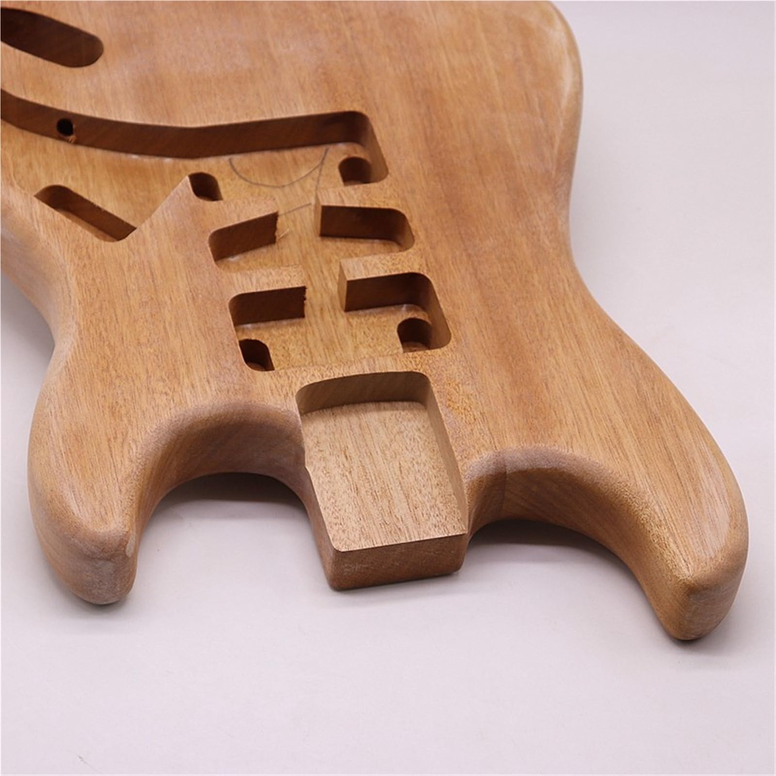Guitar Body Kit Okumu Electric Guitar Barrel Original Wood Color Assembled Instrument DIY Accessories