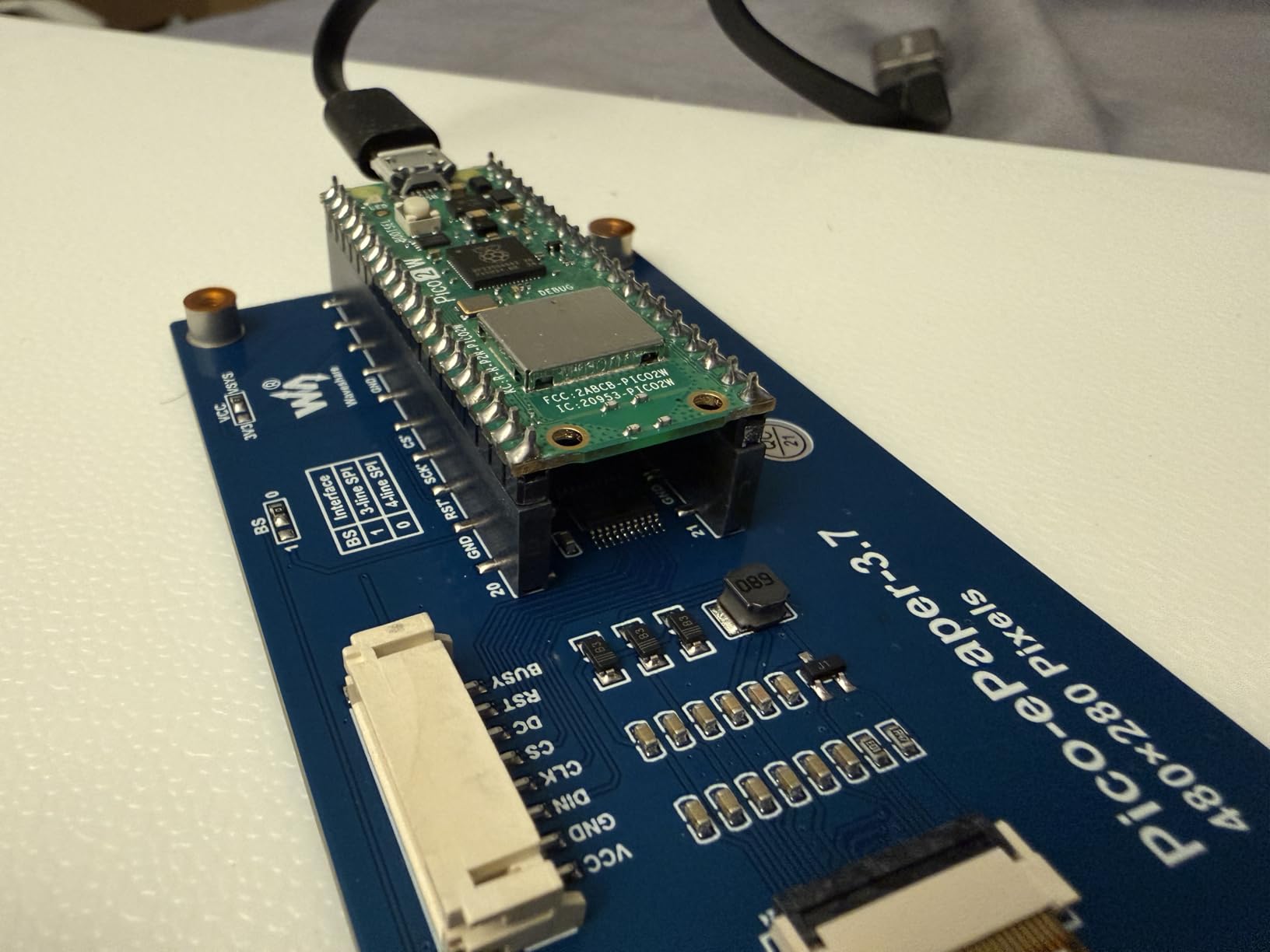 Freenove Raspberry Pi Pico 2 W H WH Board Pre-Soldered Header, Dual Ar