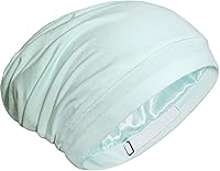 Vista 19 de CAPLORD Gorro de satén para dormir, envoltura de pelo rizado para hombres, gorros de seda ajustables para mujeres, gorro de seda para el cabello