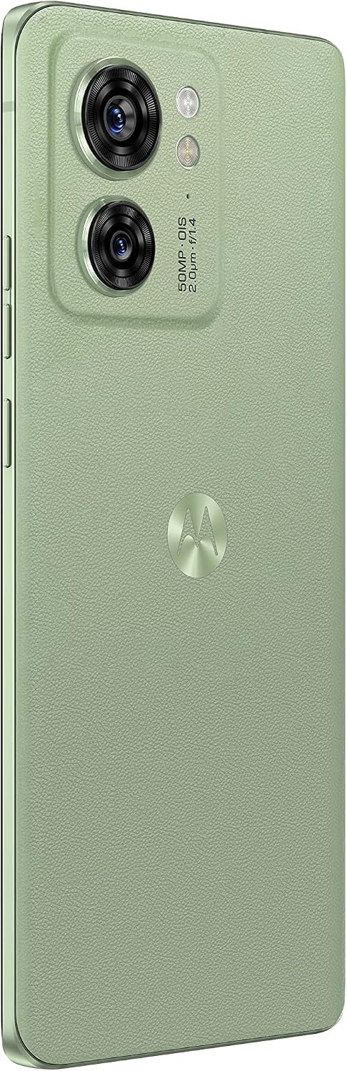 Motorola Edge 40 5G (Nebula Green) Dual-SIM (Nano, eSIM) 256GB Storage + 8GB RAM GSM Unlocked Android Smartphone - International Version