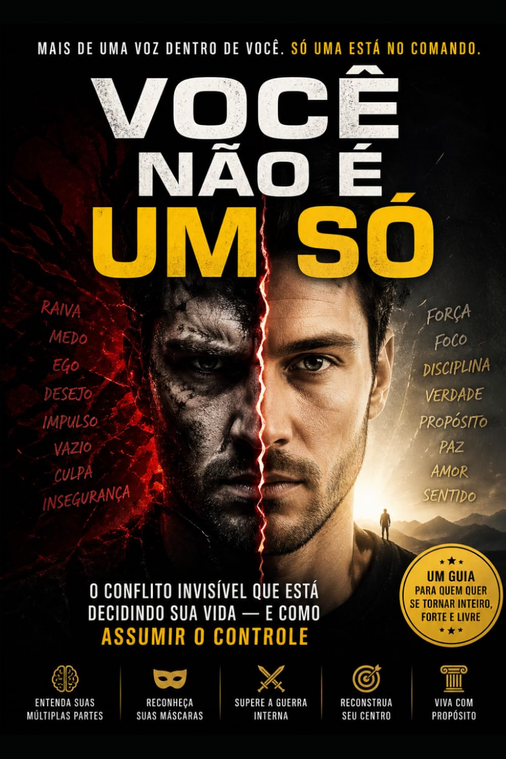 VOCÊ NÃO É UM SÓ: O conflito invisível que está decidindo sua vida — e como assumir o controle (INTELIGÊNCIA ARTIFICIAL)