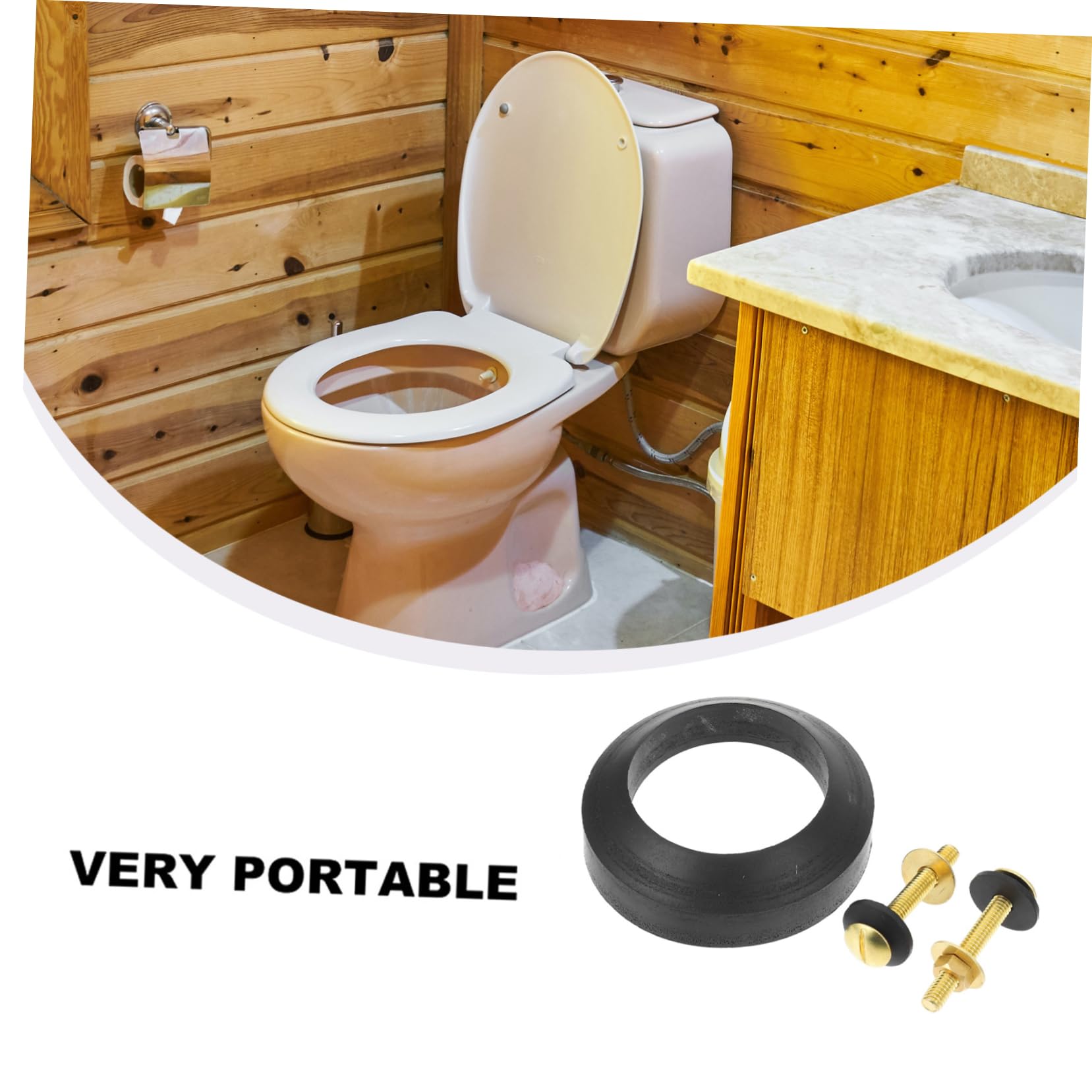 Uonlytech 3sätze Toilettenspülkasten Dichtungsring Bolzen Und Schrauben Universelle Toiletten Ersatzteile Für Einfache Installation Und Zuverlässige Abdichtung