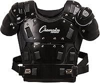 Champion Sports Pro Chest Protector with Plastic Shield - Umpire Body Armor for Baseball Softball