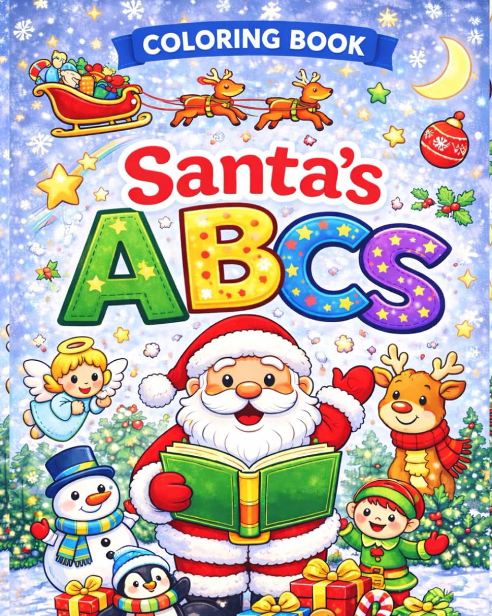 Santa’s ABC’s Coloring Book
