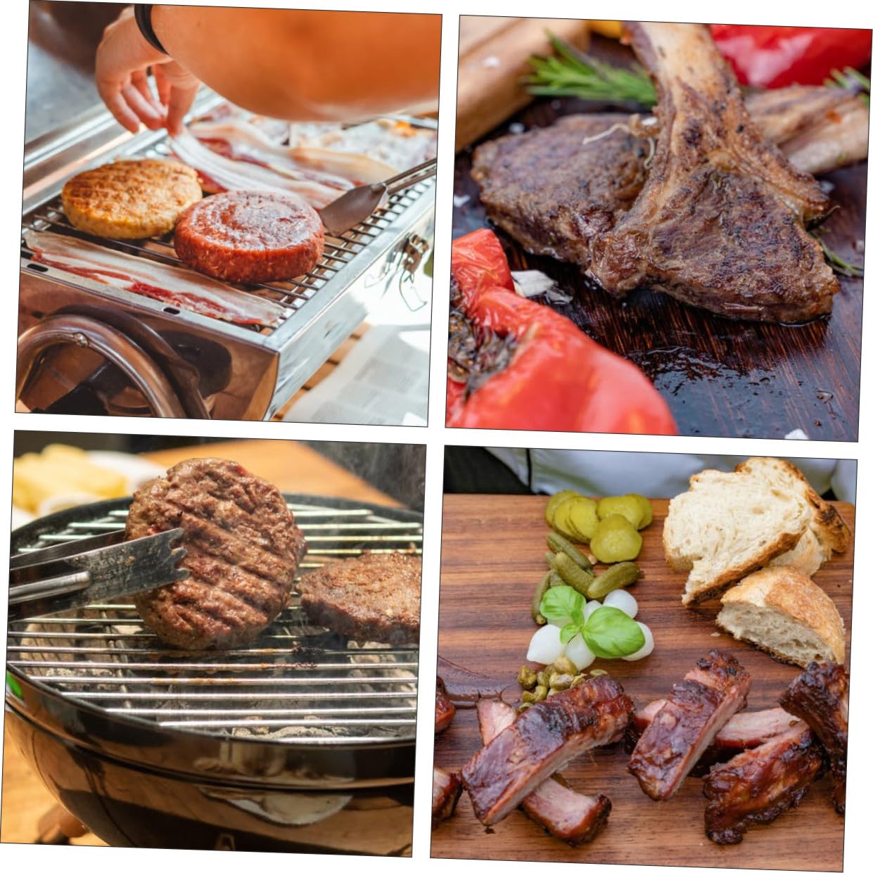 MAGICLULU 2pezzi Termometro Digitale Per Alimenti e Istantanea Lettura Temperatura Probe Inossidabile Per Cucinare Grigliare e Barbecue Nero