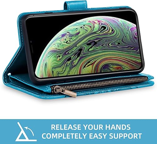 Miniatura 4 de Asuwish Funda compatible con iPhone Xs Max y protector de pantalla de vidrio templado, funda para teléfono celular para i X XR Xsmax 10x SX Xmax