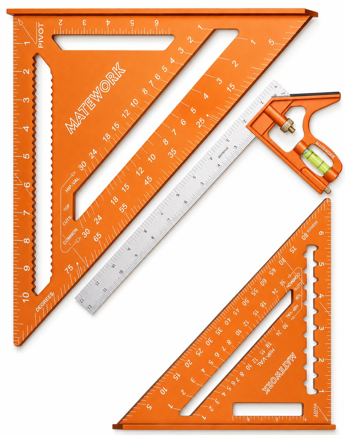 Matework Combination Squares - 7" & 12" -1 Matework Combination Squares - 7" & 12" -1