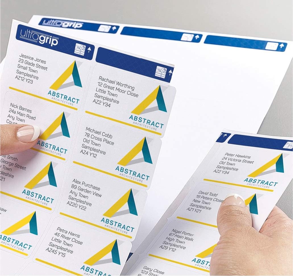 Avery l7160-15 Pack of 315 Laser Printer Labels 63.5 x 38.1 MM White