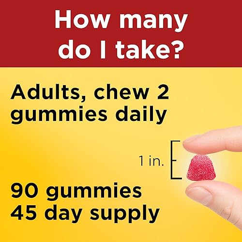 Miniatura 4 de Nature Made Gomitas de aceite de pescado con Omega 3s saludable para el corazón 57 mg en deliciosa fresa limón y naranja 90 unidades