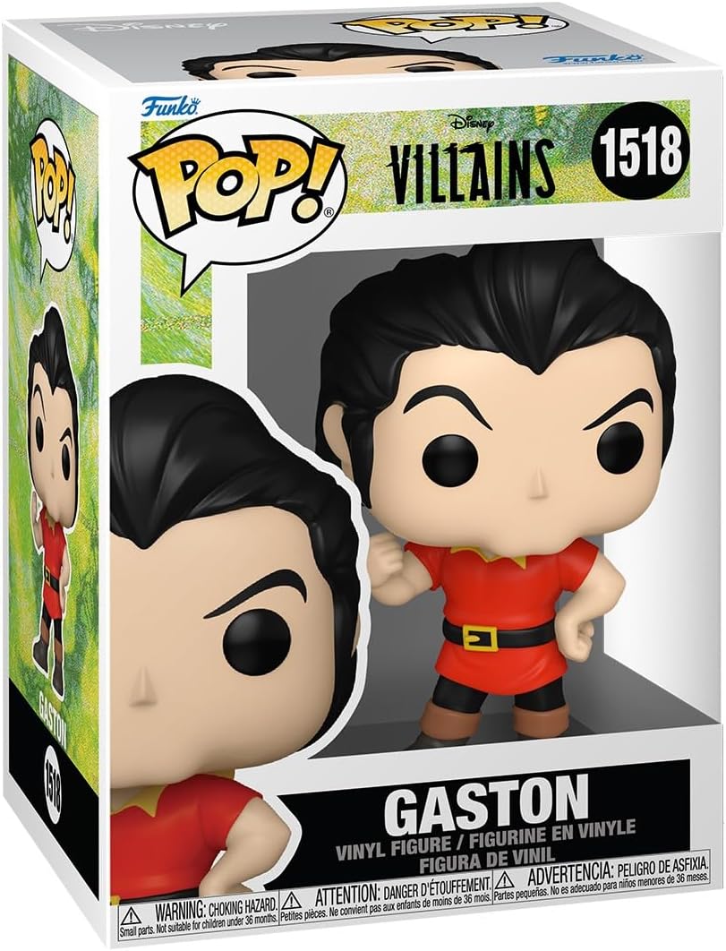 Funko Pop! Disney: Villains - Gaston - Disney Villains - Collectable Vinyl Figure - Gift Idea - Official Merchandise - Toys for Kids & Adults - Movies Fans - Model Figure for Collectors and Display