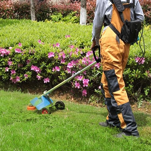 Miniatura 5 de Ruedas de soporte ajustables, ruedas auxiliares, accesorio de cabezal recortador, ajuste universal para desbrozadora de gas/gasolina/eléctrica