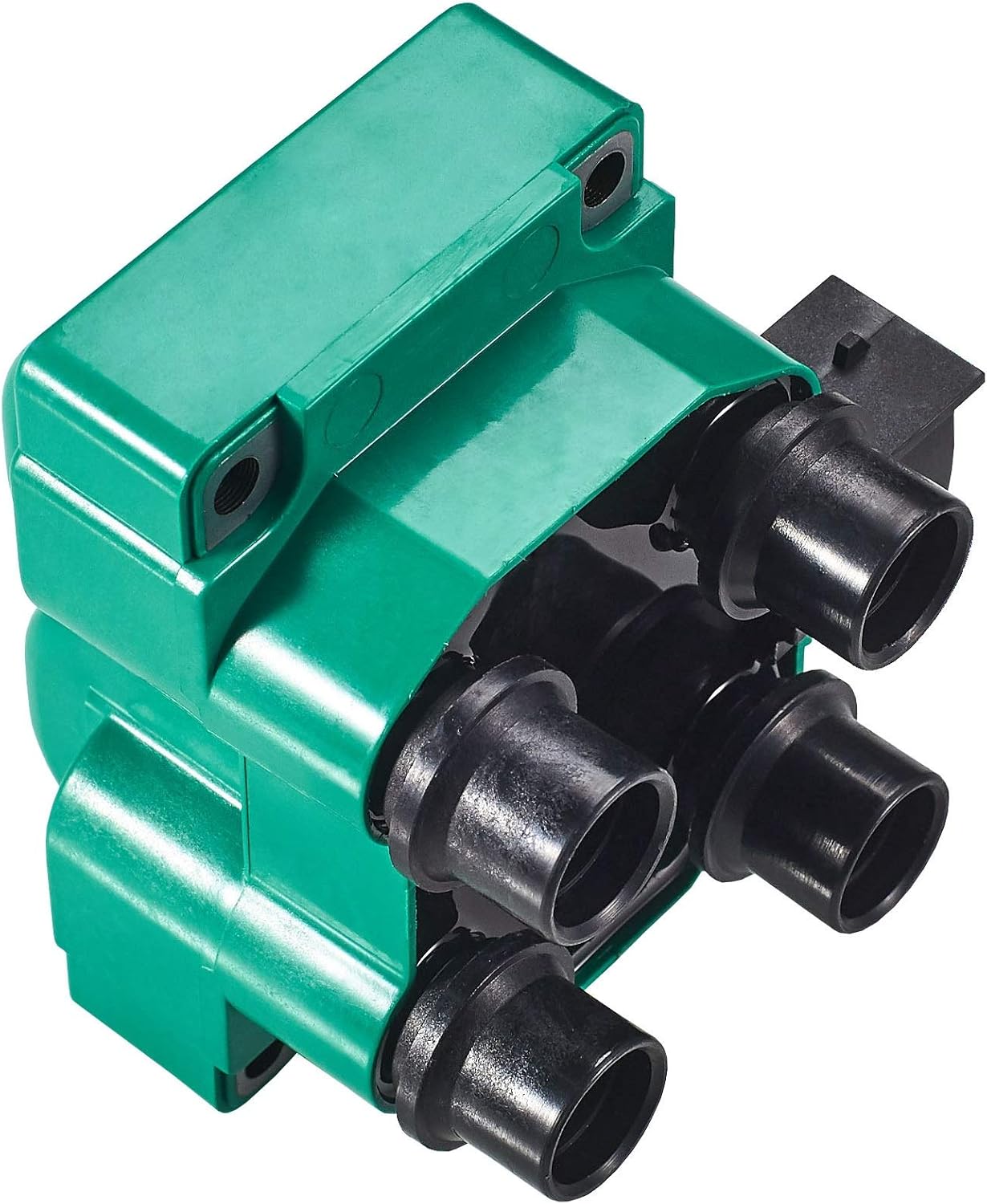 ENA Set of 2 Green Ignition Coil Pack Compatible with Ford Lincoln Mazda Mercury F150 F250 E150 Escort Explorer Mustang Ranger Thunderbird Mark VIII B2300 B2500 2.3L 4.6L Replacement for FD487 C924