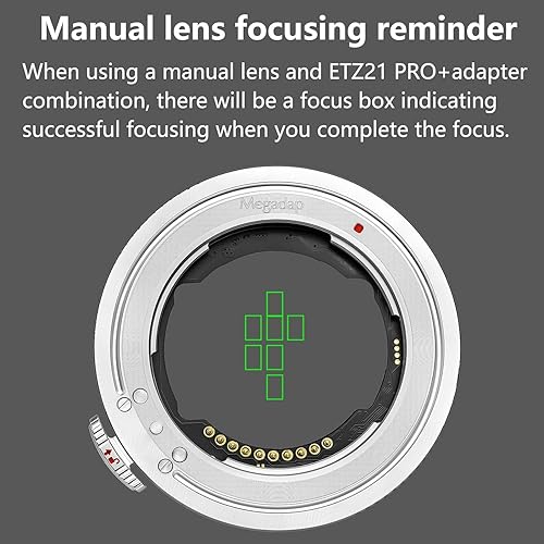 Miniatura 7 de ETZ21 Pro Sony E Lens a Nikon Z Camera Auto Focus Adapter