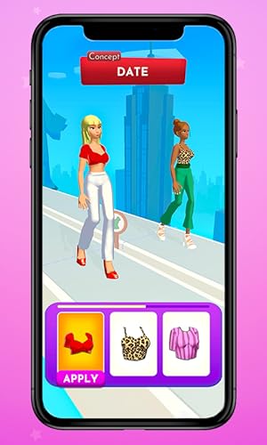 Perfect Beauty Fashion Queen Catwalk Challenge 3D - Rich Makeover Fit Body Model Dressup Long Hair Popular Girls Run Outfit Race #TOP1