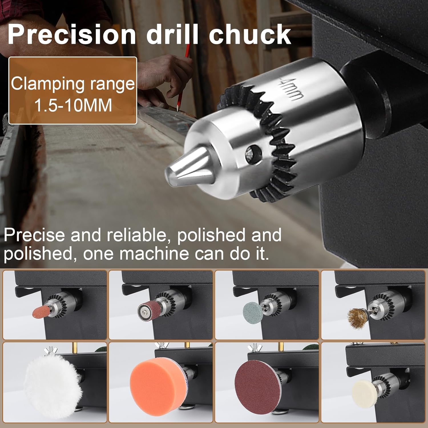 Mini Table Saw, Rechargeable Multi functional Portable Adjustable | Cutting | Sanding | Engraving | Drilling | All-in-One Machine, Precision Table Saw 7 Levels of Speed Adjustment