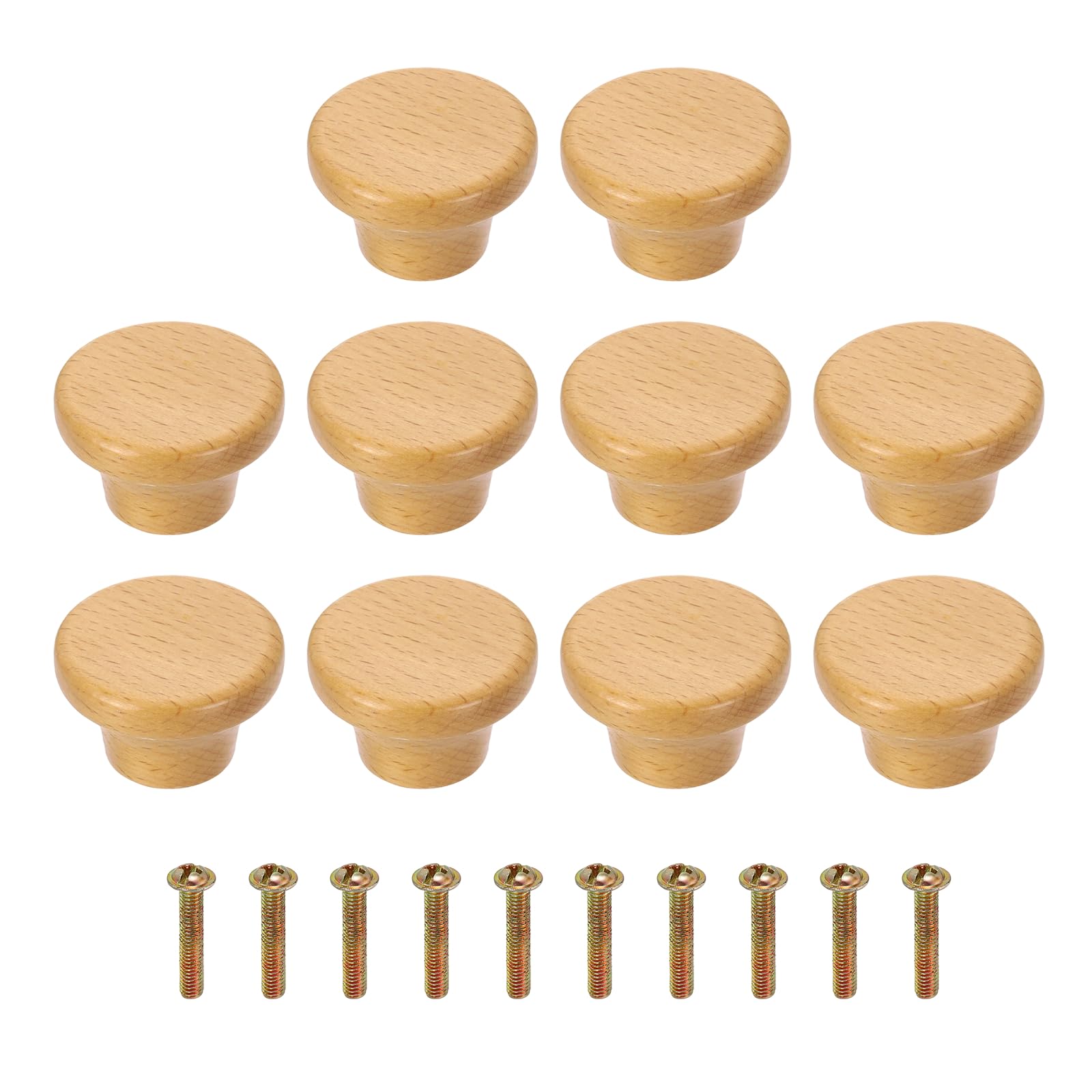 Boutons de tiroir en bois massif pour relooker une commode de chambre ou un buffet de cuisine