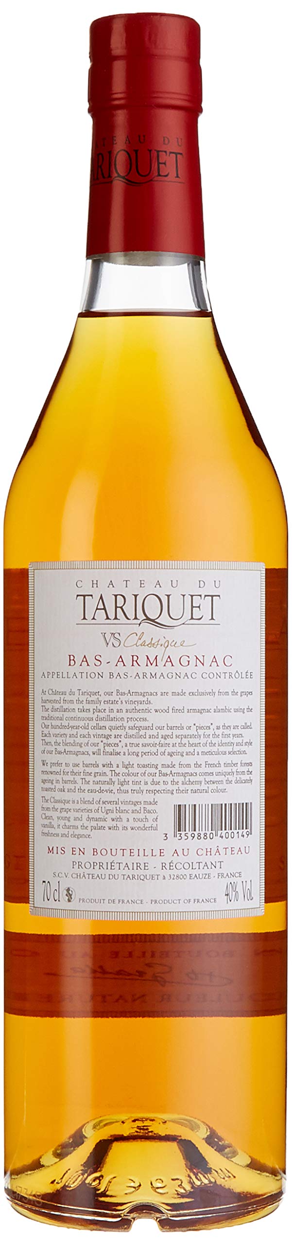 Tariquet Armagnac V.S. Classique Bas-Armagnac AC im Geschenk-Karton Armagnac (1 x 0.7 l)
