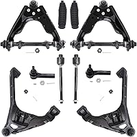 Vista 357 de Detroit Axle - Kit de suspensión frontal de 10 piezas para Dodge Avenger 2008-2014, Chrysler Sebring 2007-2010, 2 brazos de control inferiores, 2