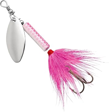 Blue Fox BFWT1PKWT Whip Tail Deep Runner Size 1 Pink White
